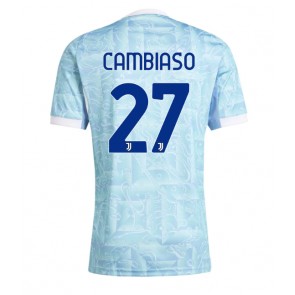 Juventus Andrea Cambiaso #27 Bortatröja 2025-26 Kortärmad